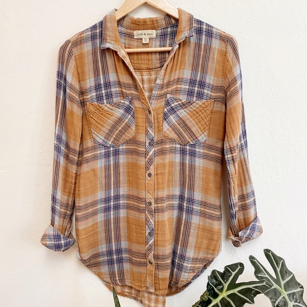 Anthropologie Cloth and Stone button-down